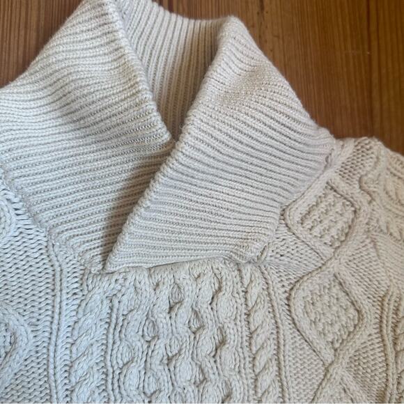 Baby Gap cream cable knit pullover SIZE 18-24M - Picture 3 of 6